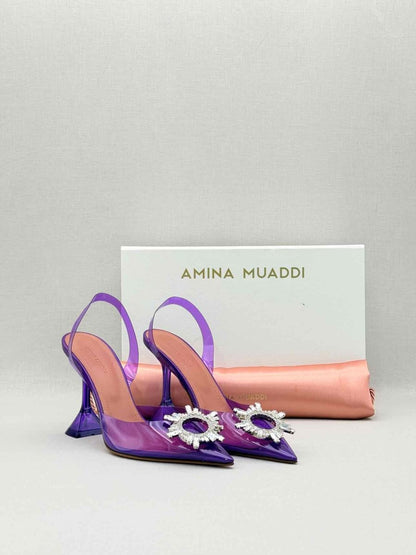 Pre-loved AMINA MUADDI Begum Purple Size EU 39 Pumps at Reems Closet