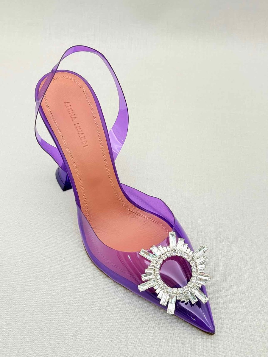 Pre-loved AMINA MUADDI Begum Purple Size EU 39 Pumps at Reems Closet