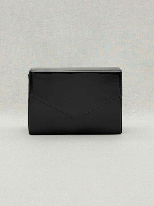 Pre-loved AMINA MUADDI Black Clutch at Reems Closet