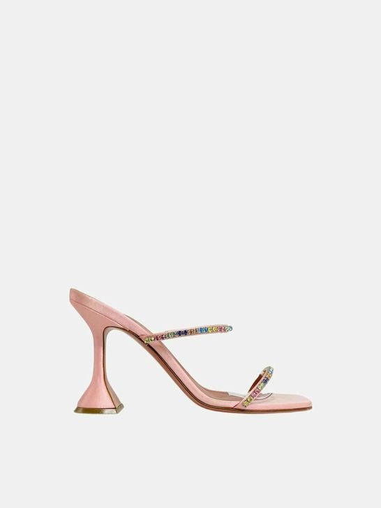 Pre - loved AMINA MUADDI Gilda Pink Size EU 38 Mules at Reems Closet