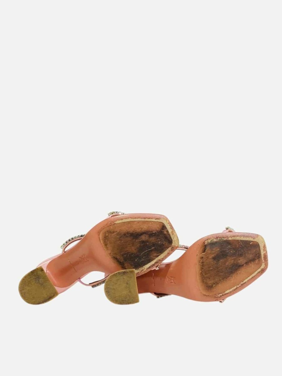 Pre - loved AMINA MUADDI Gilda Pink Size EU 38 Mules at Reems Closet