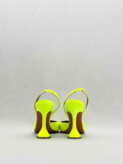 Pre - loved AMINA MUADDI Holli Neon Green Size EU 40 Pumps at Reems Closet