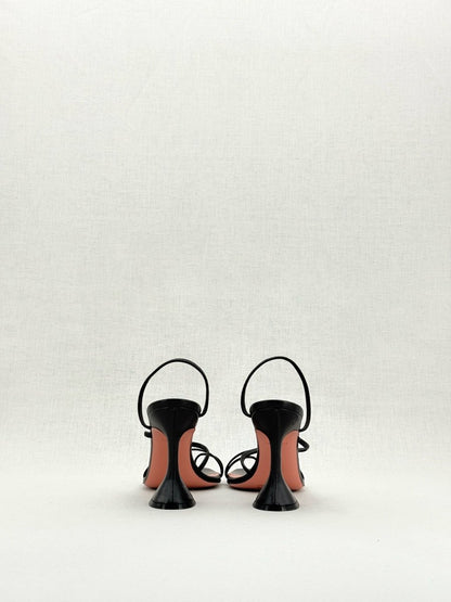 Pre - loved AMINA MUADDI Naima Black Size EU 36 Heeled Sandals at Reems Closet