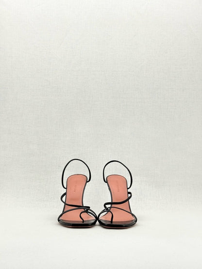 Pre - loved AMINA MUADDI Naima Black Size EU 36 Heeled Sandals at Reems Closet