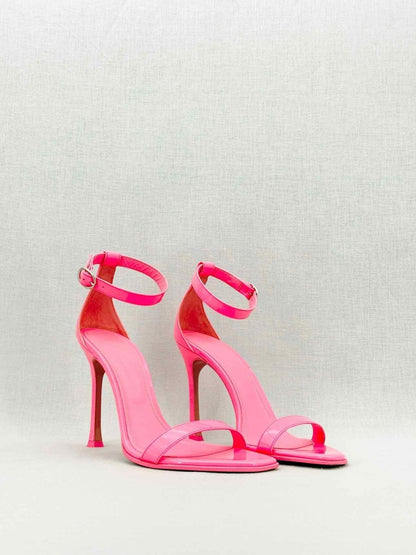 Pre - loved AMINA MUADDI Pink Size EU 39 Heeled Sandals at Reems Closet