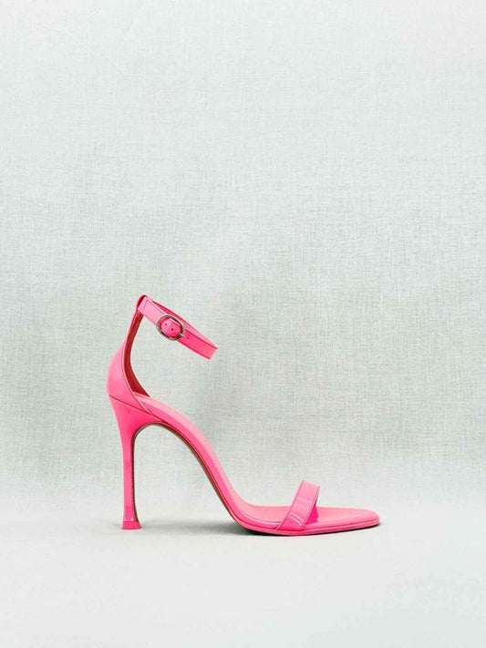 Pre - loved AMINA MUADDI Pink Size EU 39 Heeled Sandals at Reems Closet