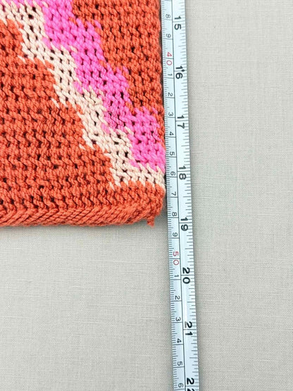 Pre-loved AMONG EQUALS Hibiscus Pink Multicolor Shoulder Bag at Reems Closet