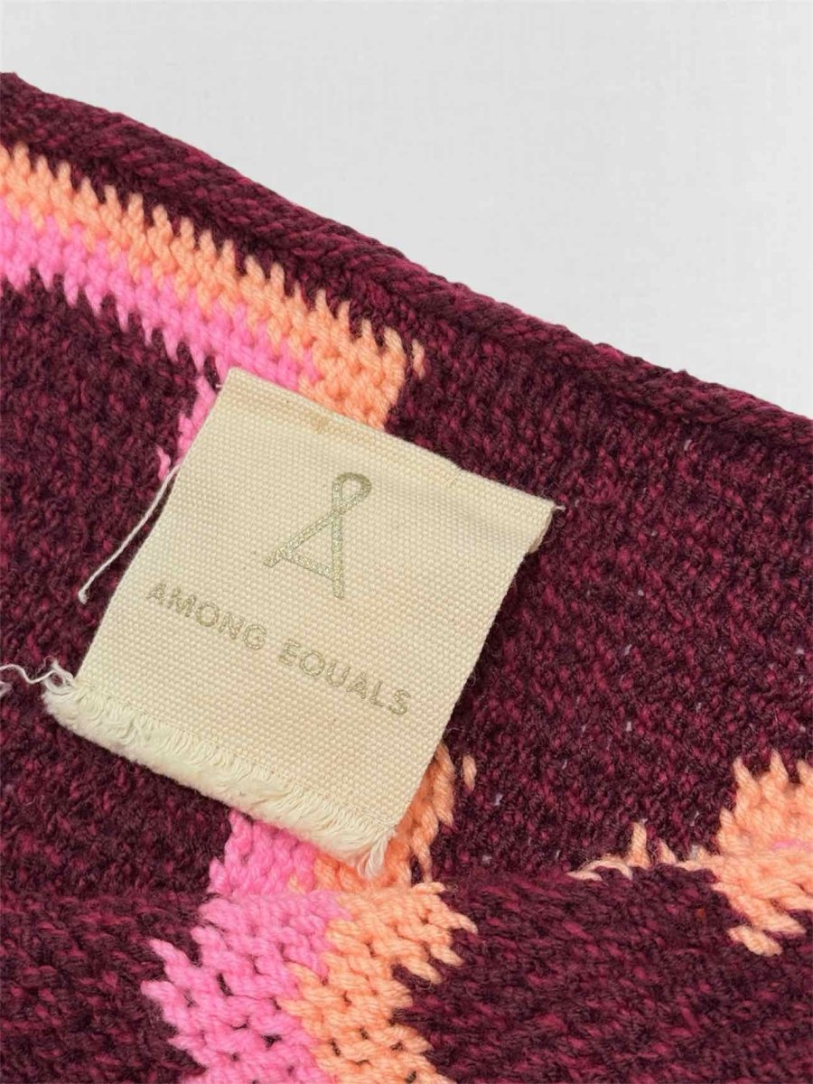 Pre-loved AMONG EQUALS Hibiscus Pink Multicolor Shoulder Bag at Reems Closet