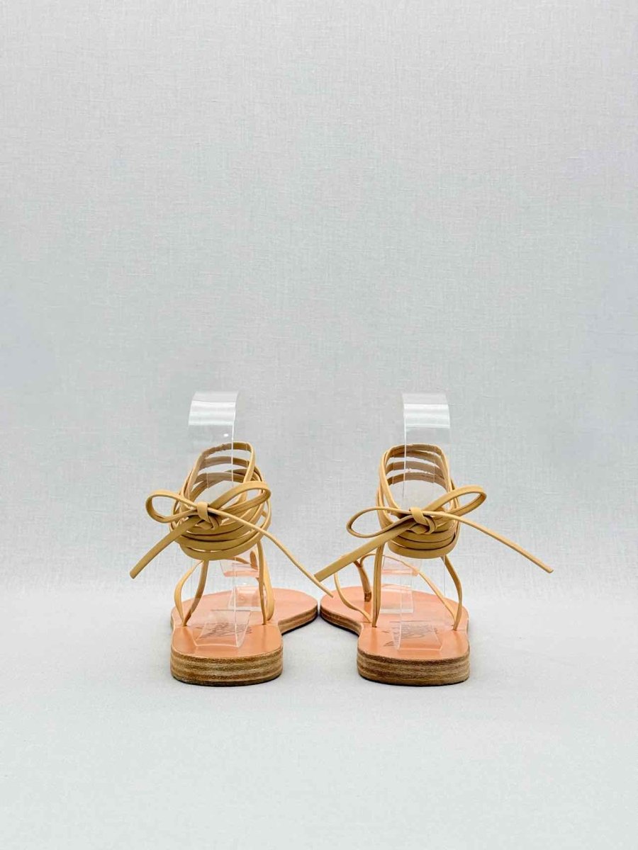 Pre-loved ANCIENT GREEK SANDALS Gladiator Tan Size EU 39 Sandals at Reems Closet
