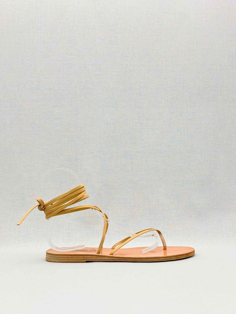 Pre-loved ANCIENT GREEK SANDALS Gladiator Tan Size EU 39 Sandals at Reems Closet