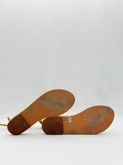 Pre-loved ANCIENT GREEK SANDALS Gladiator Tan Size EU 39 Sandals at Reems Closet