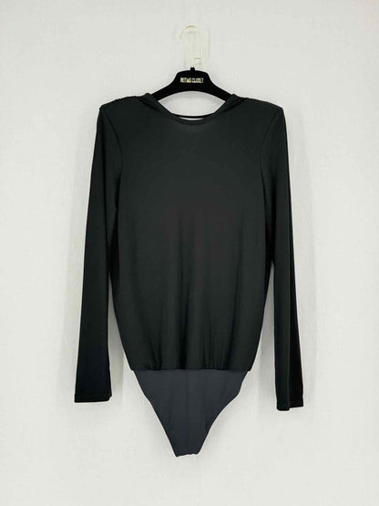Pre - loved ANINE BING Black Size Small Body Top at Reems Closet