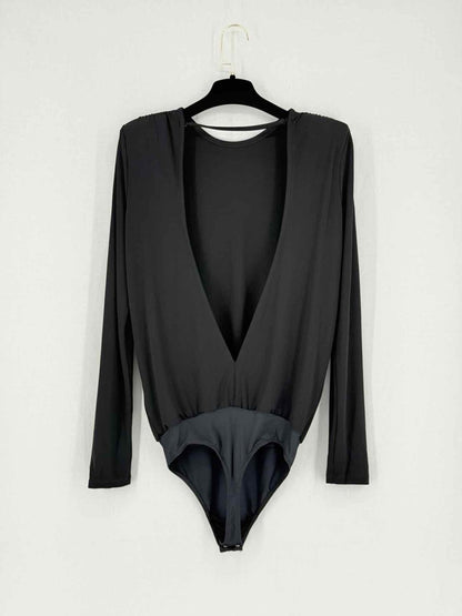 Pre - loved ANINE BING Black Size Small Body Top at Reems Closet