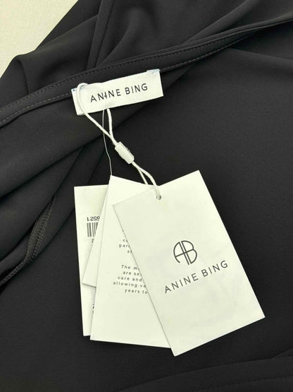 Pre - loved ANINE BING Black Size Small Body Top at Reems Closet