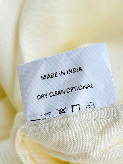 Pre - loved ANITA DONGRE Cream Multicolor Size Medium Long Dress at Reems Closet