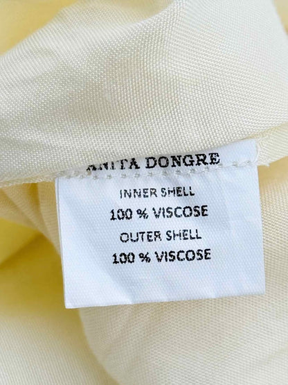 Pre - loved ANITA DONGRE Cream Multicolor Size Medium Long Dress at Reems Closet