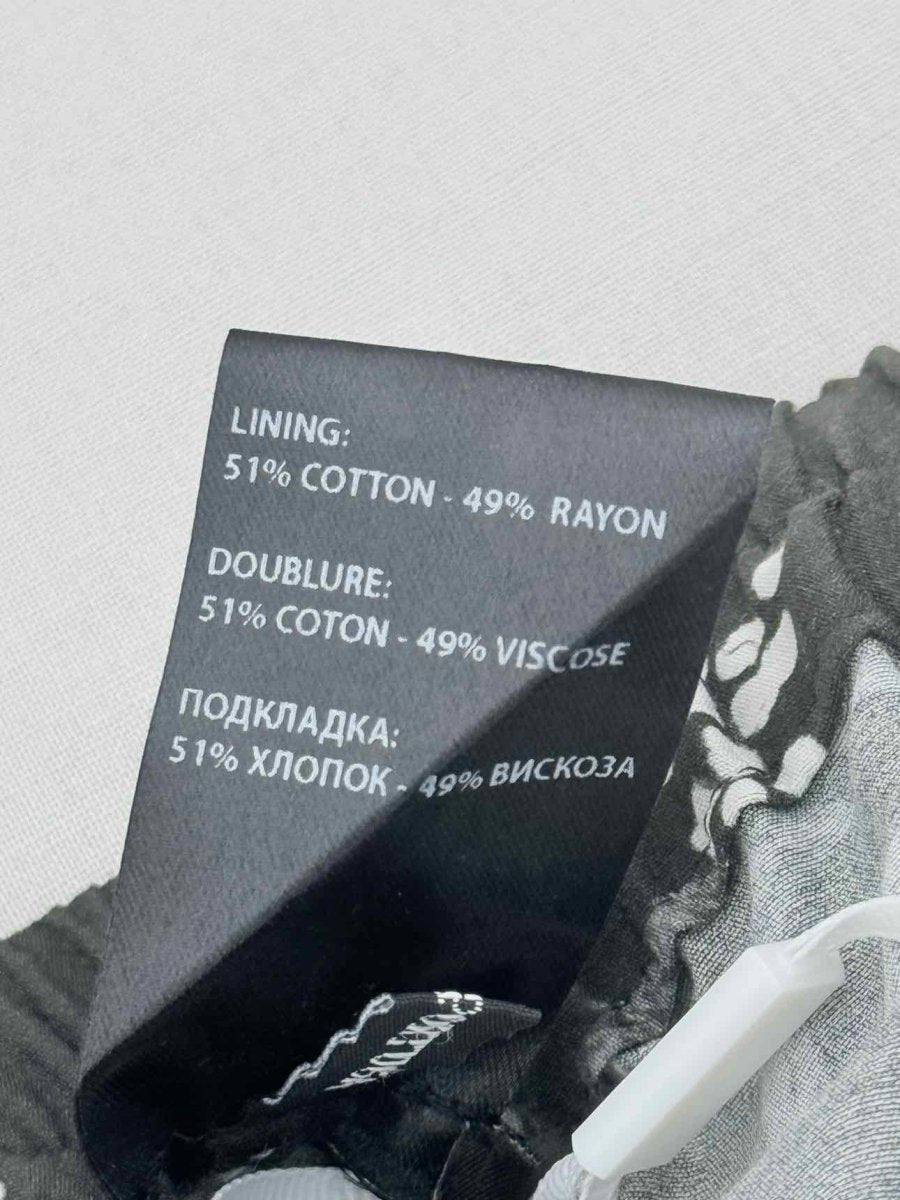 Pre - loved ANN DEMEULEMEESTER Black & White Size XSmall Pants at Reems Closet