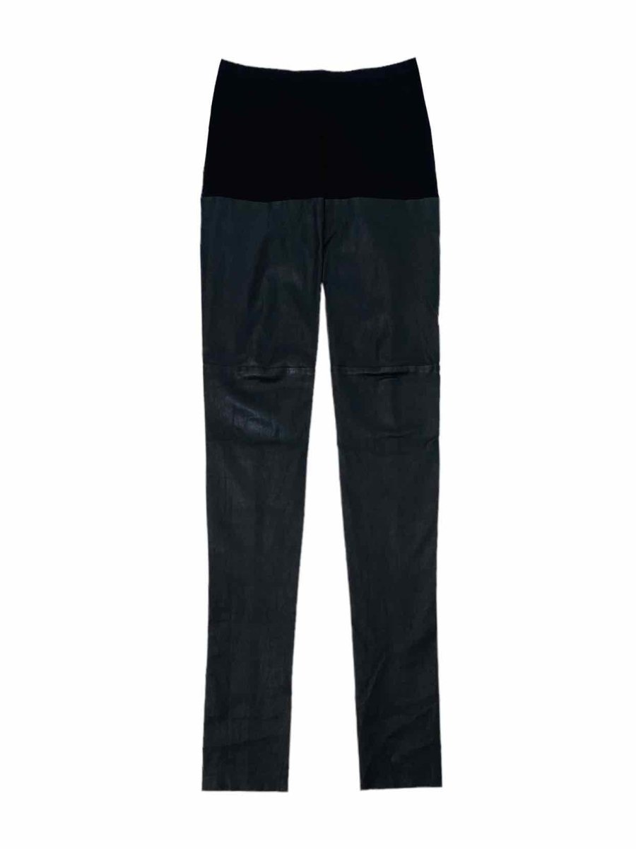 Pre - loved ANN DEMEULEMEESTER Skinny Black Pants at Reems Closet