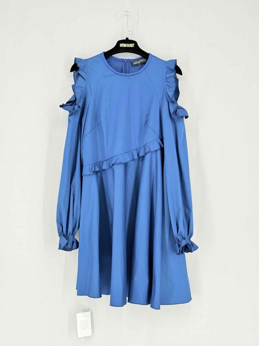 Pre - loved ANNA OCTOBER Navy Blue Size Small Short Dress at Reems Closet