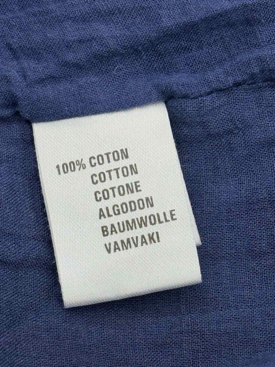 Pre - loved ANTIK BATIK Navy Size Large Knee Length Dress at Reems Closet