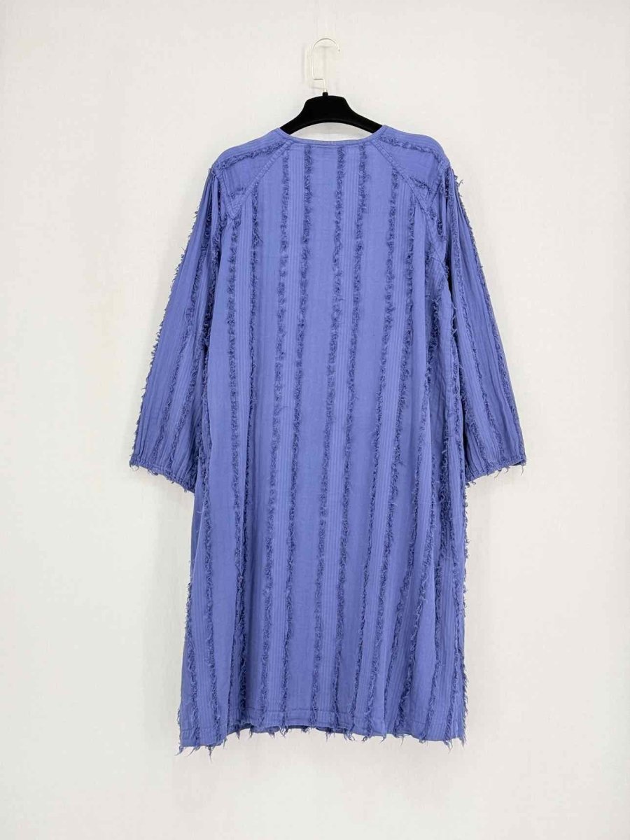 Pre - loved ANTIK BATIK Navy Size Large Knee Length Dress at Reems Closet