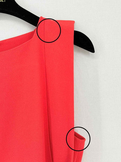 Pre - loved ANTONIO BERARDI Orange Size Large Knee Length Dress at Reems Closet