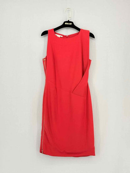 Pre - loved ANTONIO BERARDI Orange Size Large Knee Length Dress at Reems Closet