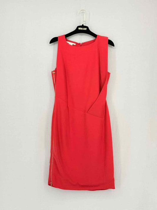 Pre - loved ANTONIO BERARDI Orange Size Large Knee Length Dress at Reems Closet