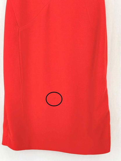 Pre - loved ANTONIO BERARDI Orange Size Large Knee Length Dress at Reems Closet