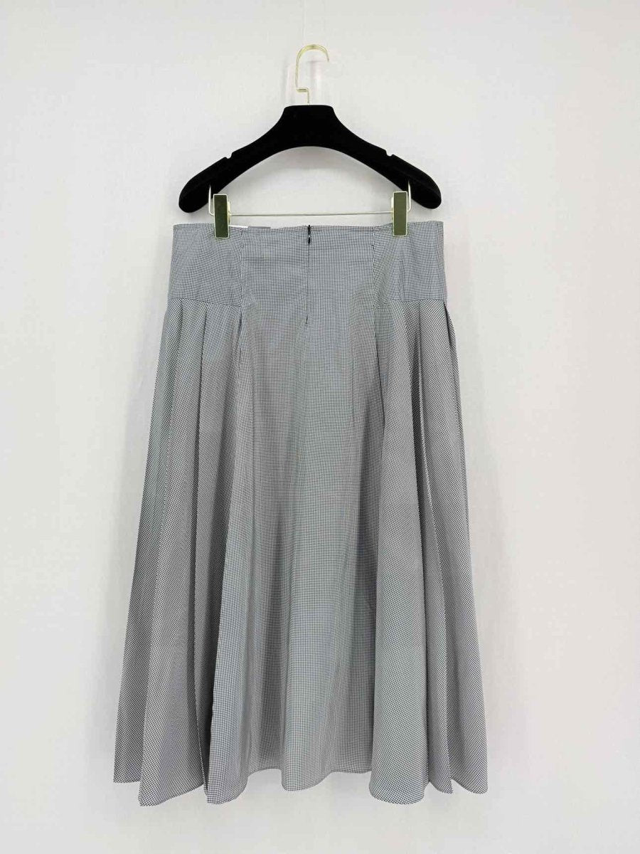 Pre - loved ANTONIO MARRAS Black & White Size Medium Midi Skirt at Reems Closet