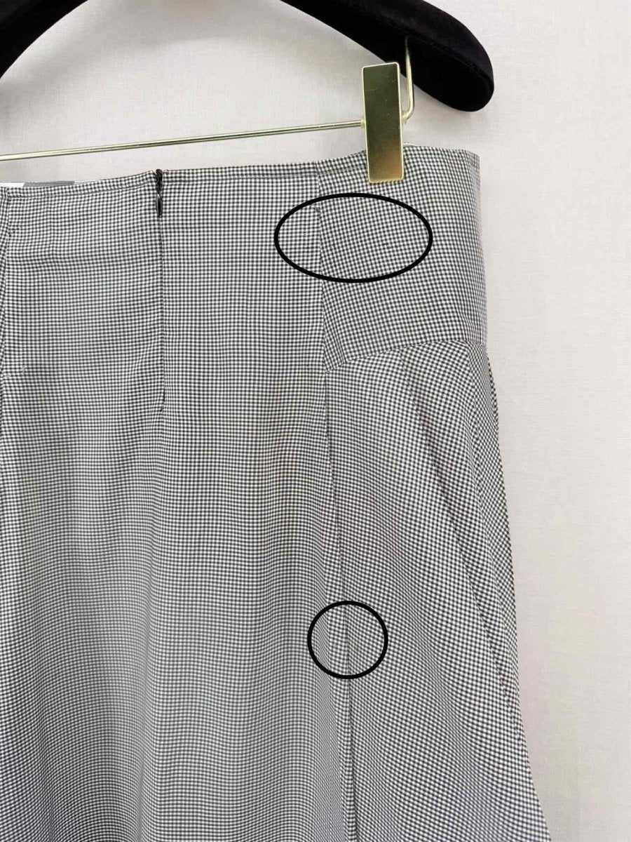 Pre - loved ANTONIO MARRAS Black & White Size Medium Midi Skirt at Reems Closet