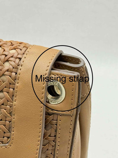 Pre - loved ANYA HINDMARCH Brown Clutch at Reems Closet