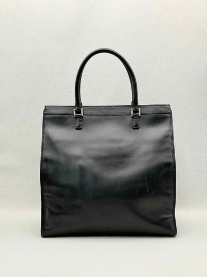Pre-loved ANYA HINDMARCH Vintage Black Tote Bag at Reems Closet