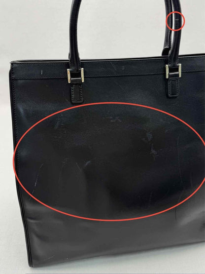 Pre-loved ANYA HINDMARCH Vintage Black Tote Bag at Reems Closet