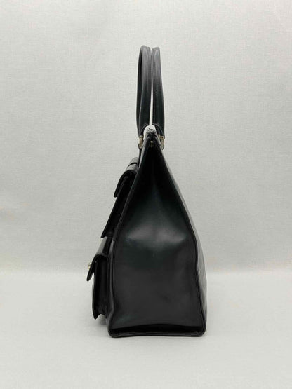 Pre-loved ANYA HINDMARCH Vintage Black Tote Bag at Reems Closet