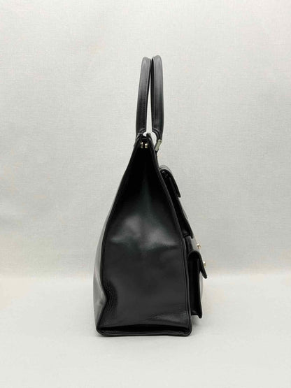 Pre-loved ANYA HINDMARCH Vintage Black Tote Bag at Reems Closet