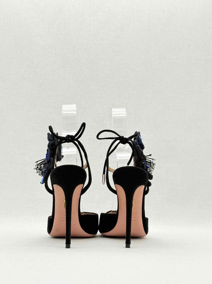 Pre - loved AQUAZZURA Black Size EU 39 Pumps at Reems Closet