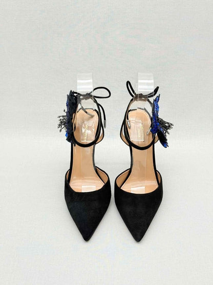 Pre - loved AQUAZZURA Black Size EU 39 Pumps at Reems Closet