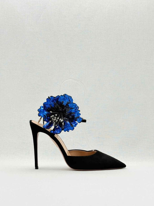 Pre - loved AQUAZZURA Black Size EU 39 Pumps at Reems Closet