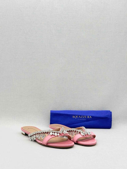 Pre - loved AQUAZZURA Pink Size EU 35.5 Flats at Reems Closet