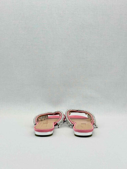 Pre - loved AQUAZZURA Pink Size EU 35.5 Flats at Reems Closet