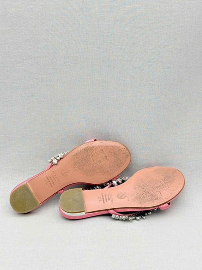 Pre - loved AQUAZZURA Pink Size EU 35.5 Flats at Reems Closet