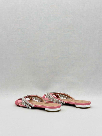 Pre - loved AQUAZZURA Pink Size EU 35.5 Flats at Reems Closet