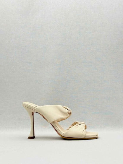 Pre-loved AQUAZZURA Twist Cream Size EU 41 Mules at Reems Closet