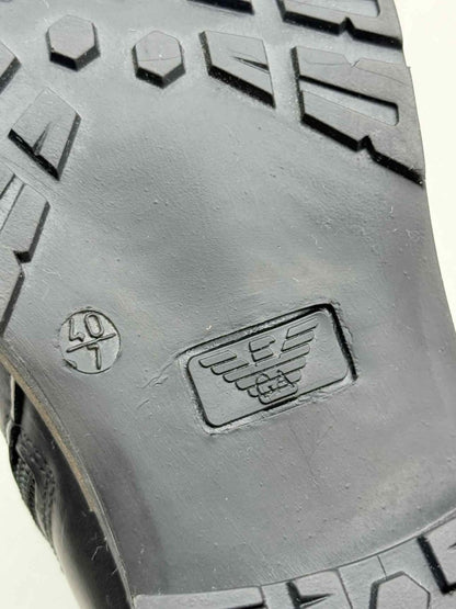 Pre - loved ARMANI Black Size EU 40 Ankle Boots at Reems Closet