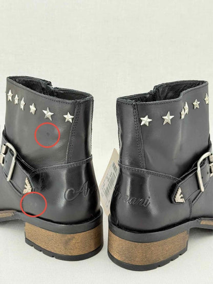 Pre - loved ARMANI Black Size EU 40 Ankle Boots at Reems Closet