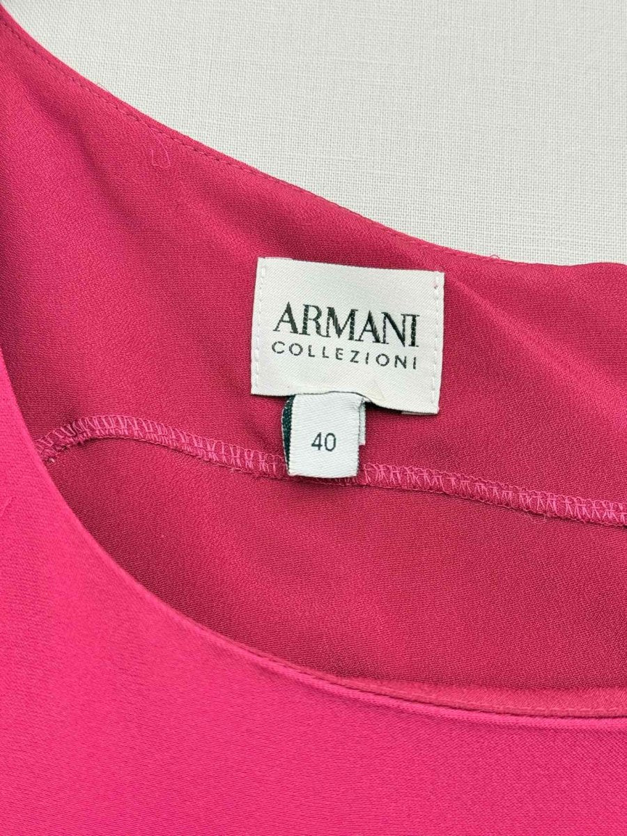 Pre-loved ARMANI COLLECTION Pink Size US 4 Short Dress at Reems Closet