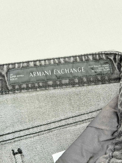 Pre - loved ARMANI EXCHANGE Black Size 24 Jeans at Reems Closet