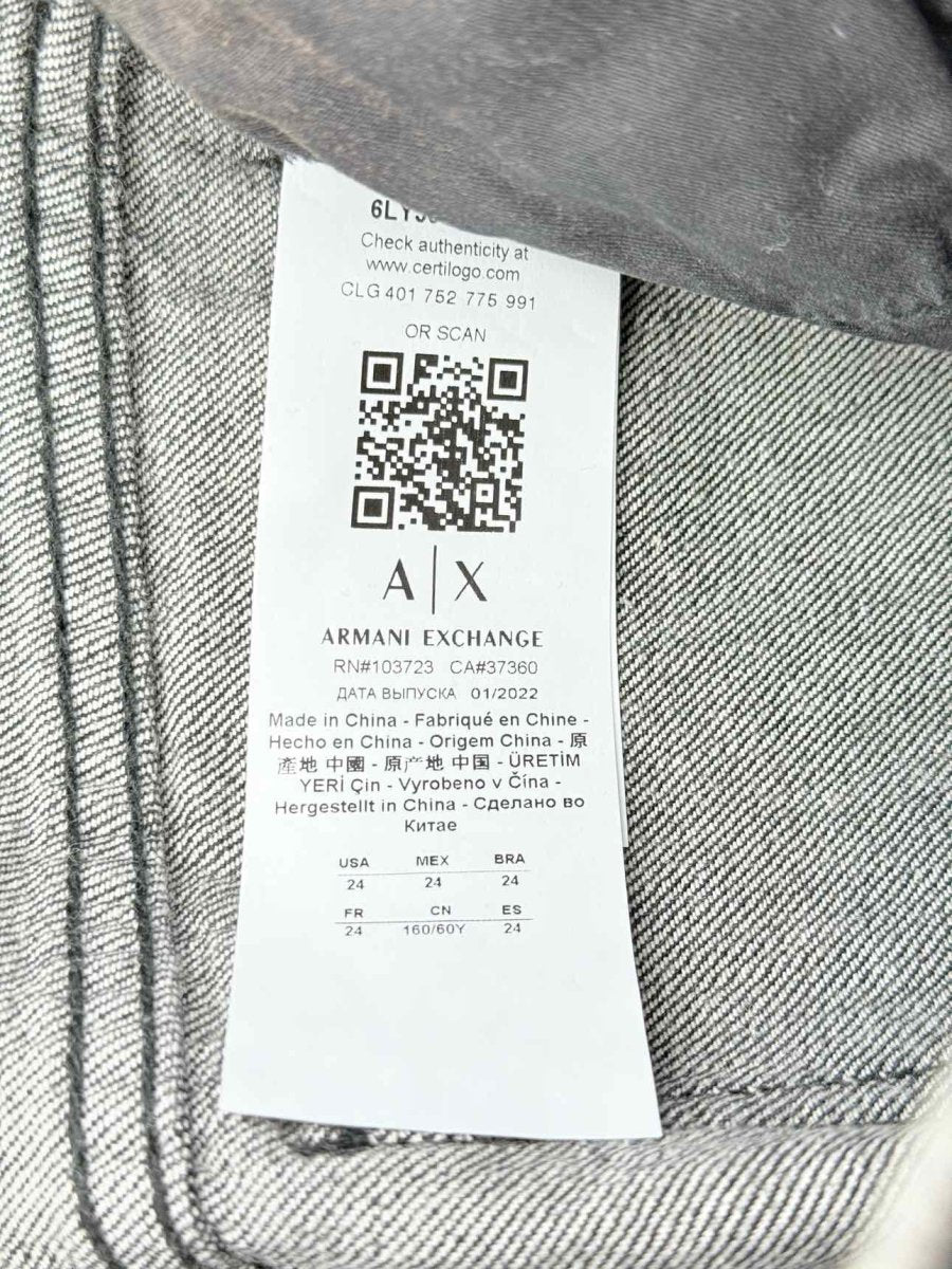 Pre - loved ARMANI EXCHANGE Black Size 24 Jeans at Reems Closet
