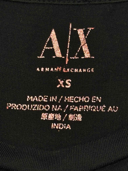Pre-loved ARMANI EXCHANGE Black Size XSmall T-shirt at Reems Closet